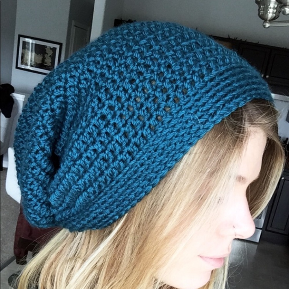 Custom made slouchy beanie